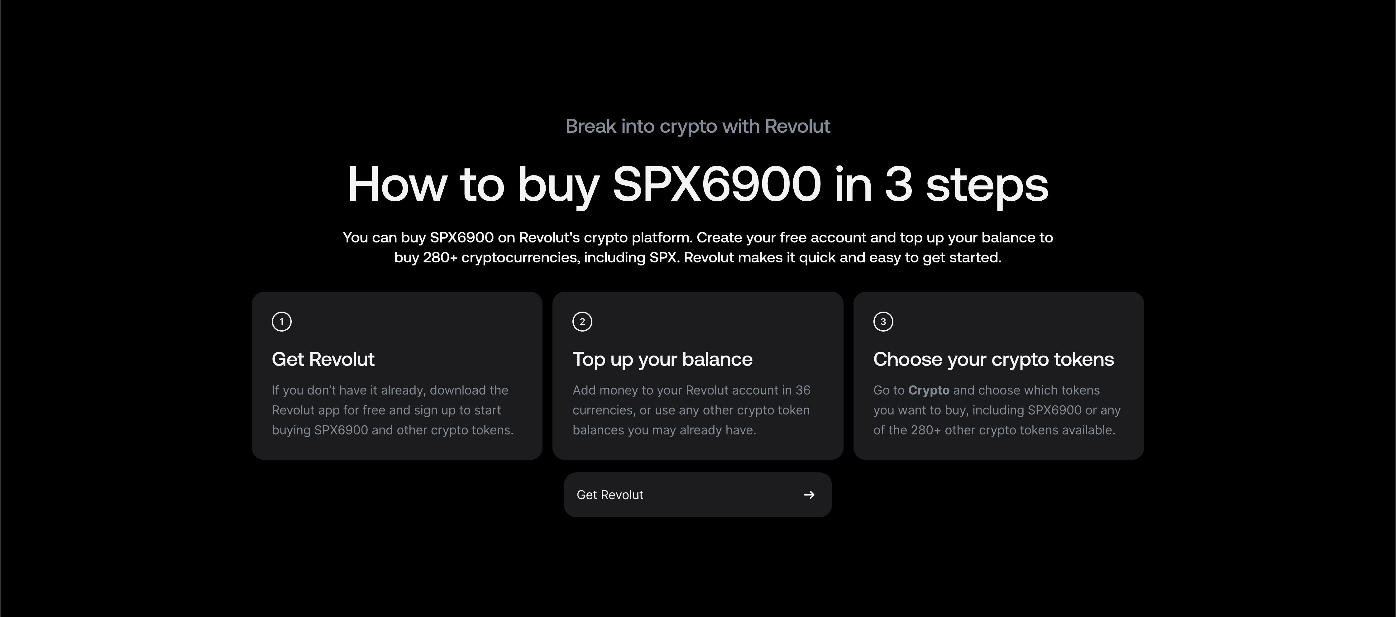 SPX6900 on Revolut
